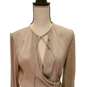 Diane Von Furstenberg midi silk dress mauve 10